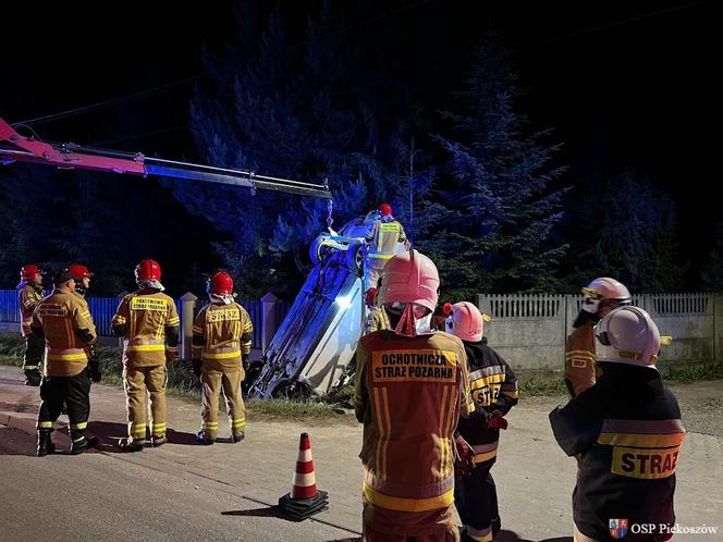 Wypadek w Jaworzni koło Kielc