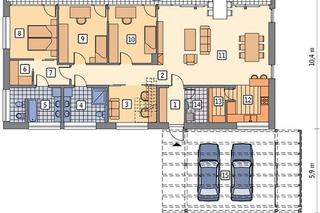 Projekt Dom Oszczędny – wariant I