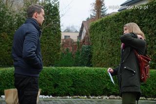 M jak miłość. Jakub Karski (Krzysztof Kwiatkowski), Justyna Stawska (Magdalena Wieczorek)