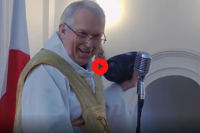 Polski ksiądz wziął głośnik i na mszy puścił ukraińską pieśń. Internauci: DJ w kościele