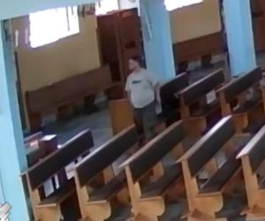 Włamał się do kościoła i ukradł ofiarę