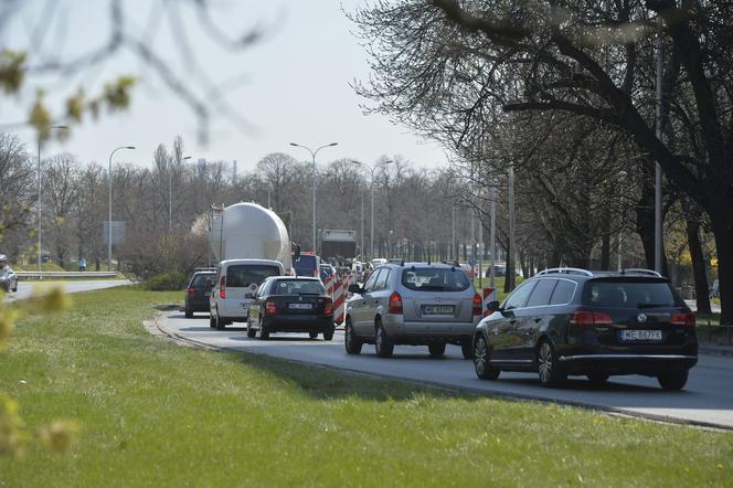 Utrudnienia w ruchu na Wisłostradzie