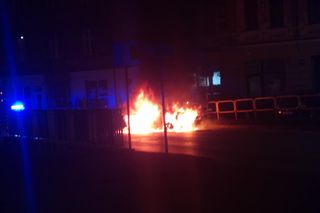 Pożar samochodu Bytom