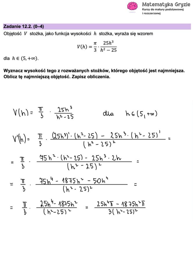 Matura 2025 - matematyka rozszerzona