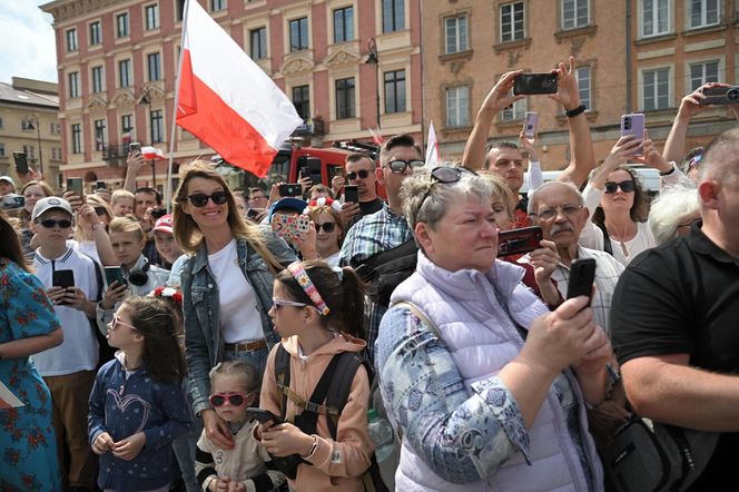 Uroczystości na pl. Zamkowym w Warszawie (3.05.2025)