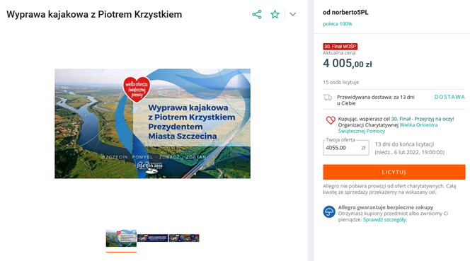 Wyprawa kajakowa z Piotrem Krzystkiem