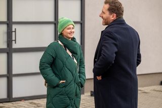 Barwy szczęścia, odcinek 3174. Gabi (Marta Juras), Szczepan (Robert Gulaczyk)