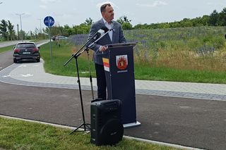 Otwarcie nowego ronda w Grudziądzu