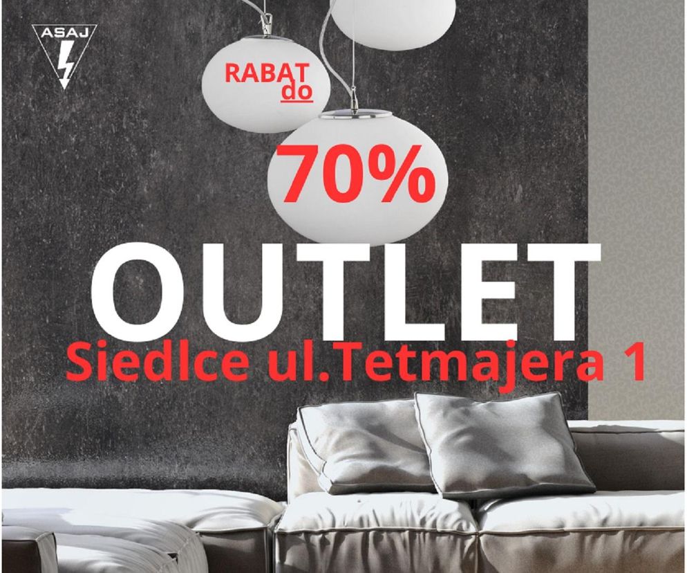 Raj dla łowców okazji w Siedlcach! ASAJ odpala OUTLET z rabatami do -70%!