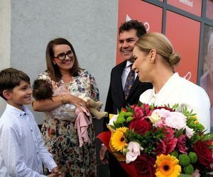 Marta Nawrocka śpiewała i gotowała z seniorami w Stalowej Woli