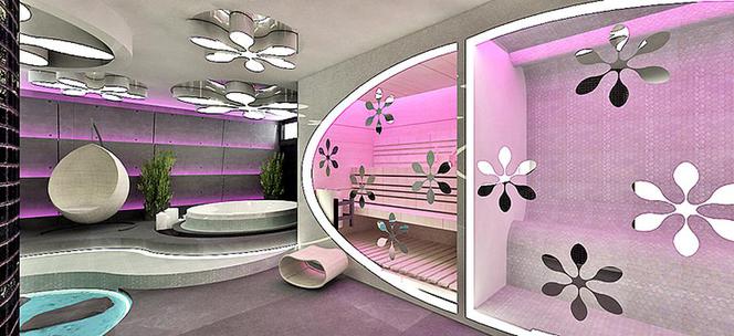 projekt wnętrza dużego domu ze spa zdjecie nr 11