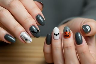 paznokcie na halloween