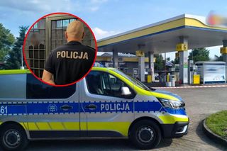 Siał postrach na stacji paliw. Chciał podpalić znajomych