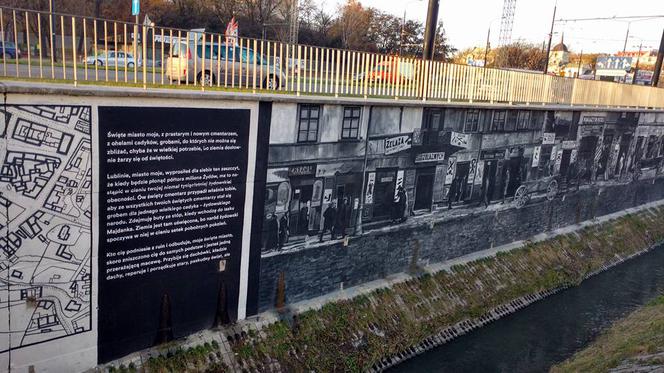 Historia Lublina pokazana na muralu