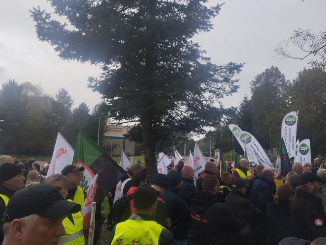 Wielka blokada Jastrzębia-Zdroju. Protest górników i hutników. Miasto stoi