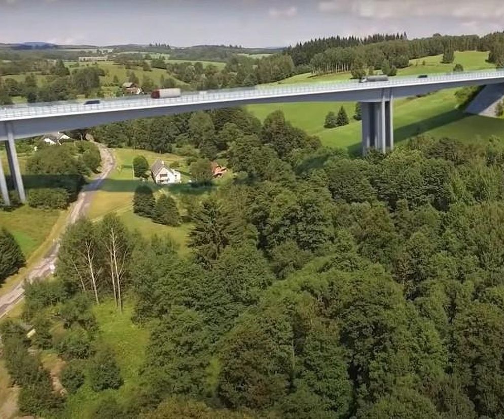 Wizualizacja autostrady D11 w Czechach