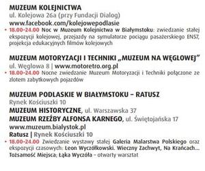 Noc Muzeów 2024 w Białymstoku. Sprawdź ogrom niesamowitych kulturalnych atrakcji [PROGRAM]