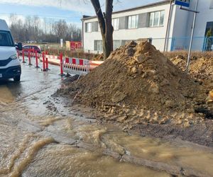 Awaria magistrali wodociągowej w Starachowicach