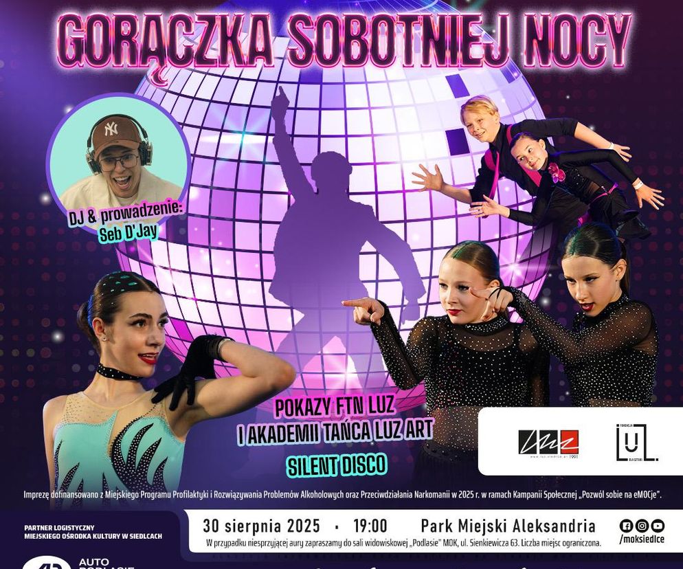 „Gorączka sobotniej nocy” czyli Dyskoteka z Formacją Tańca Nowoczesnego LUZ