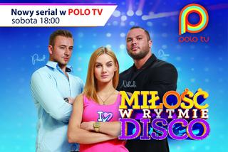 Miłość w rytmie disco serial Polo TV.  Paweł (Jacek Mędrala), Nikola (Joanna Kurowska), Daro (Andrzej Nowak)