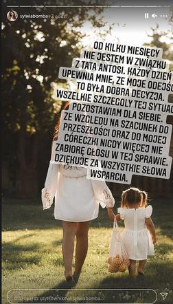 Sylwia Bomba rozstała się z partnerem