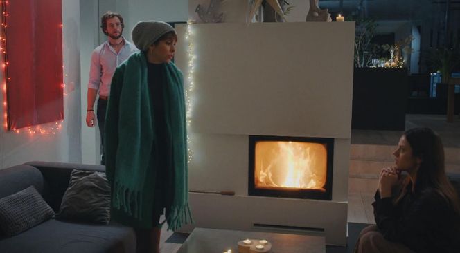 M jak miłość odc. 1856. Kasia (Paulina Lasota), Mariusz (Mateusz Mosiewicz), Aneta (Ilona Janyst)