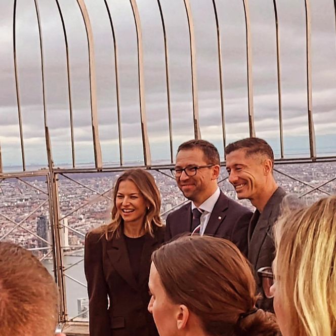 Lewandowski rozświetlił Empire State Building