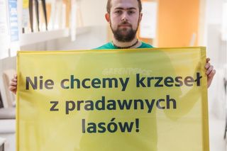 Protest Greenpeace w Jankach 16.09.2025