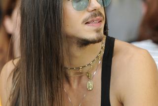 Michał Szpak w towarzystwie Rosati, Zielińskiej, Sablewskiej i Honey na imprezie kosmetycznej