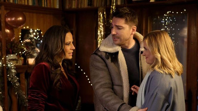 M jak miłość odc. 1858. Magda (Anna Mucha), Dima (Michaił Pszeniczny), Julia (Marta Chodorowska)