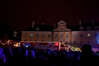 Ciężarówki Coca - coli w Lublinie