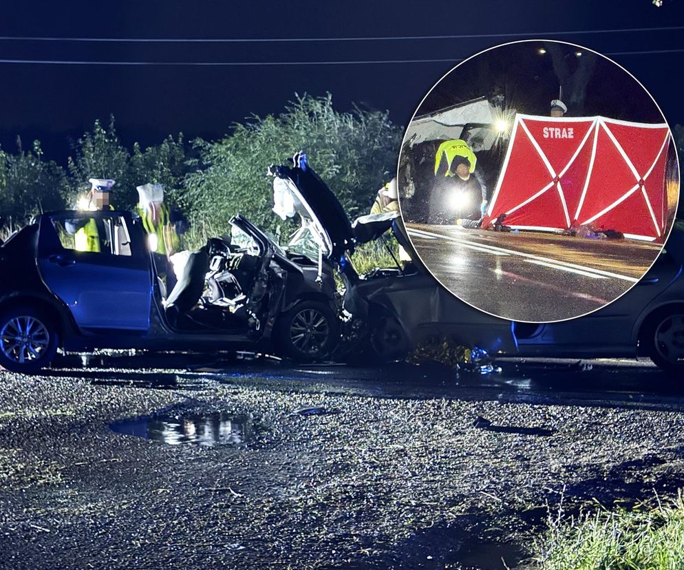 Tragedia na drodze. Jedna osoba nie żyje, pięć rannych. W akcji śmigłowiec LPR