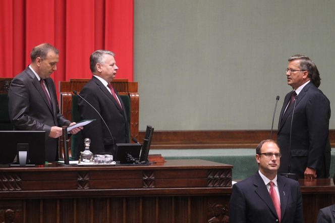 Zaprzysiężenie prezydenta Bronisława Komorowskiego