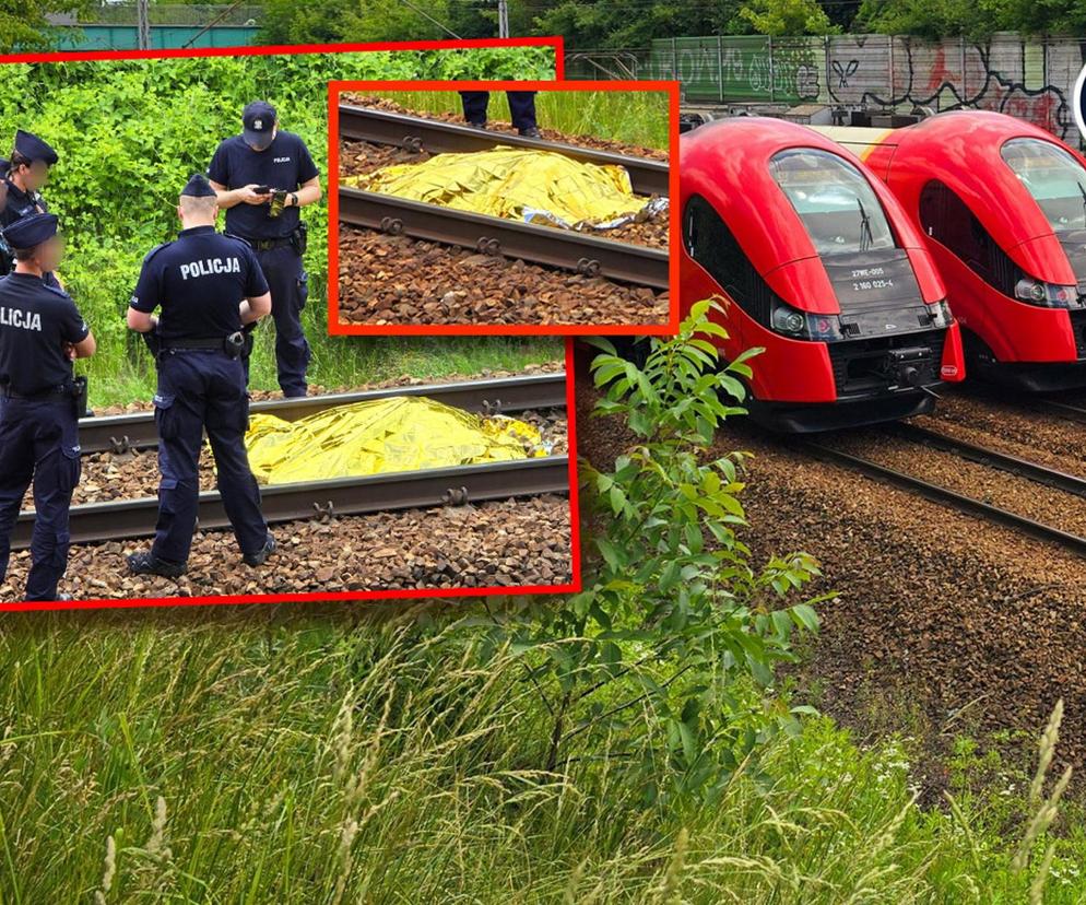 Tragedia na torach. Nie żyje człowiek potrącony przez pociąg 