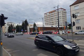 Jedno z ważniejszych skrzyżowań w centrum Olsztyna zamknięte! Zmiany od piątku