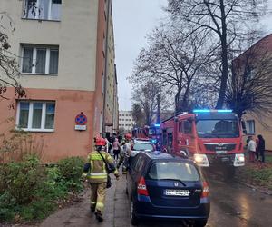 Pożar przy Żeromskiego w Starachowicach