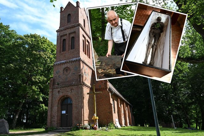 Mumia szlachcica odkryta w Komorowie