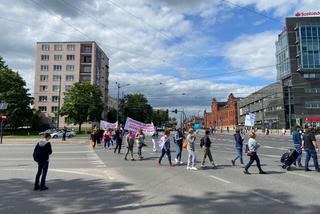 protest pracowników MOPS 14.06