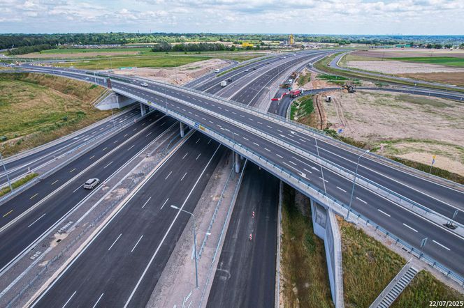 Budowa S7 Płońsk - Czosnów, odcinek od węzła Modlin do węzła Czosnów