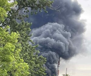 Kłęby dymu nad Toruniem. Groźny pożar