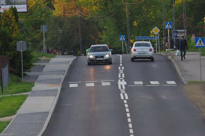 Lublin - ul. Nałkowskich z nową nawierzchnią
