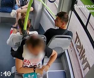 Z pięściami rzucił się na pasażera tramwaju w Częstochowie. Rozpoznajesz agresora?