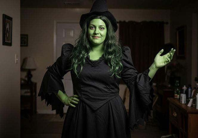 Za co się przebrać na Hallowen? Zielona czarownica