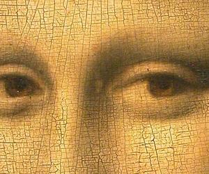 Fragment obrazu Mona Lisa, Leonardo da Vinci 