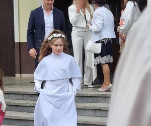 Iwona Węgrowska wyprawiła córce komunię