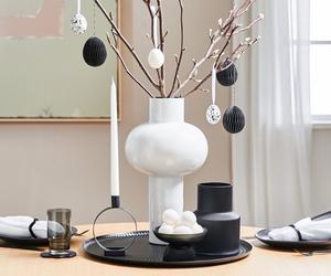 Wielkanocny stół pięknie nakryty - wersja dla minimalistów