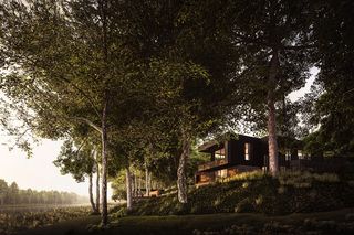 Dom nad rzeką - projekt AMJ studio