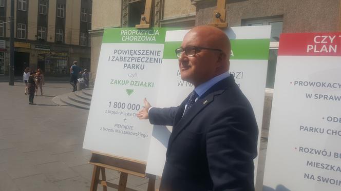 Prezydent Chorzowa proponuje: 1,8 miliona złotych na działkę i 10 tysięcy drzew