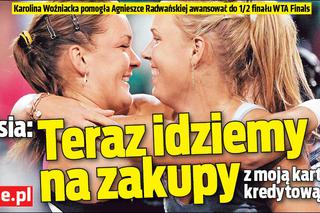 WTA Finals. Agnieszka Radwańska: Teraz idziemy na zakupy z moją kartą kredytową
