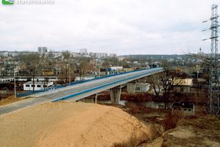 Budowa wiaduktu na trasie N-S Starachowice/ Luty 1999